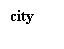 Text Box: city