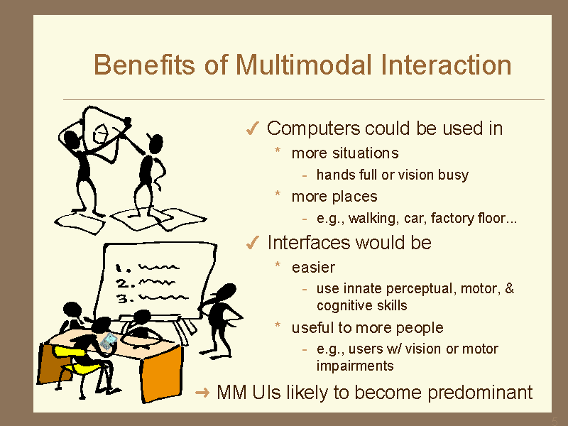 Benefits Of Multimodal Interaction