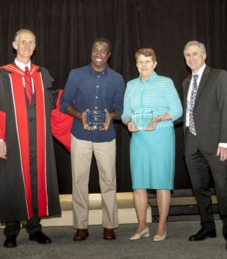 2018 Award winners Yaw Anokwa & Eileen Bjorkman