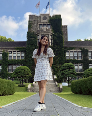 Portrait of exchange student jackie nguyen