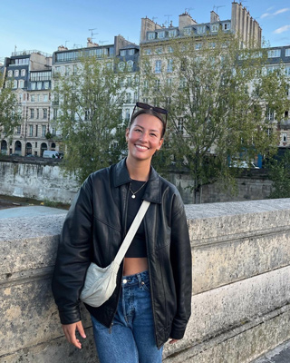 Portrait of exchange student sofiya mitchel