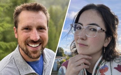 On the left is a headshot of David Dawson, on the right is a headshot of Nodira Khoussainova.