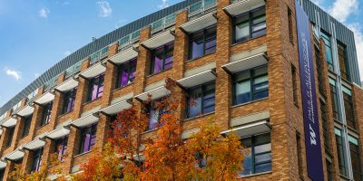 Featured course cover featuring the Allen Center building